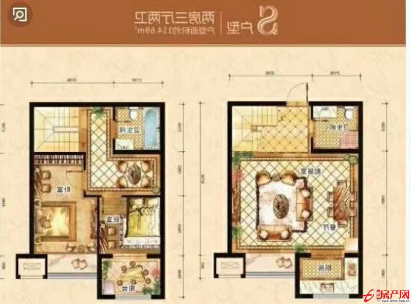 中央公館底層復(fù)式，中間樓層，采光很好，毛坯含上房，全款